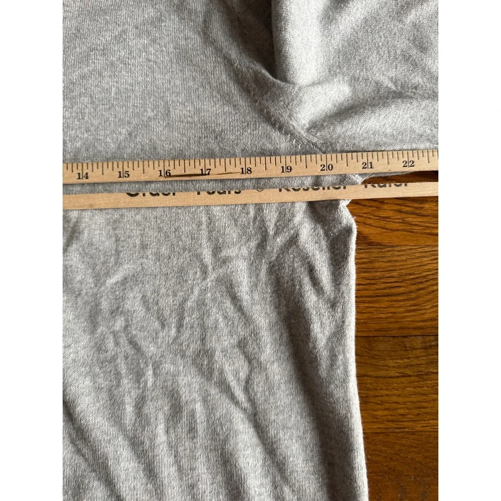 Banana Republic Mens Grey Premium Luxe Yarn Silk‎ Cashmere Blend Sweater Large